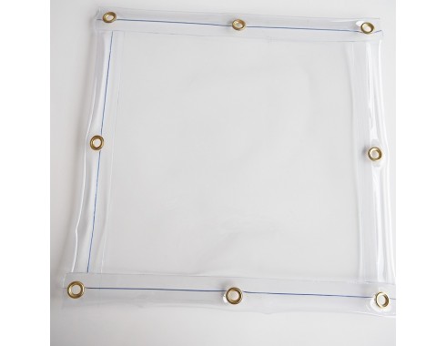 Bâche Transparente 2,5 X 2,5 M - Pvc 1000gr/m²